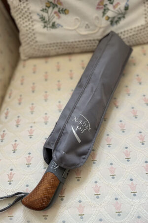 Зонт мужский из тканя серый, модель 2717/автомат/семейный
