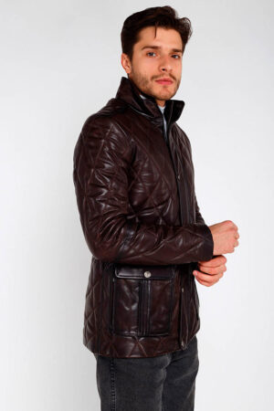 Куртка мужская из натуральной кожи KAHVE, модель As-241
