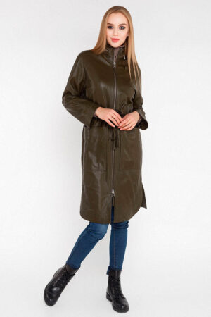 Куртка женская из натуральной кожи кашемир, модель Dc-1622/kps