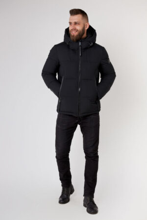 Куртка мужские из BALON/биопухов черные, модель 909/kps