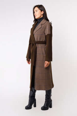 Пальто женское из кашемир KAHVE, модель 1924