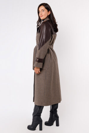 Пальто женское из кашемир KAHVE, модель Rfl-301