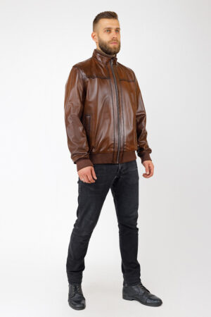 Куртка мужская из натуральной кожи VISKI, модель Koleg