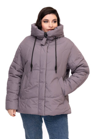 Куртка женские из BALON/биопухов фиолетовые, модель Sandra/kps