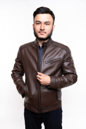 Куртка мужская из натуральной кожи VISKI, модель 460