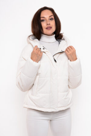 Куртка женские из тканей белые, модель Pc-20/kps