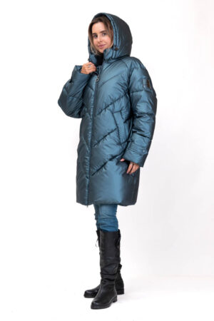 Куртка жіноча з balon/биопух джинс, модель 785/kps