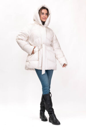 Куртка женские из тканей молока, модель 23f006/kps