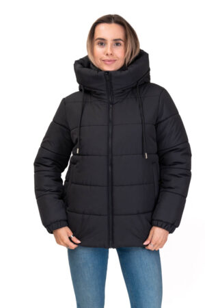 Куртка жіноча з тканини пісочна, модель 23f008-2/kps