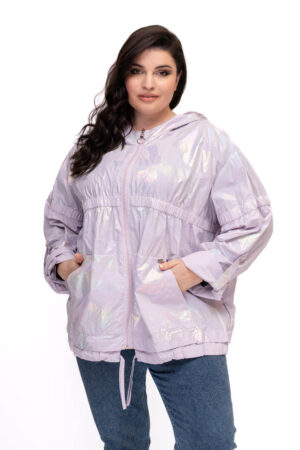 Куртка женские из тканей лиловые, модель Sappho/kps