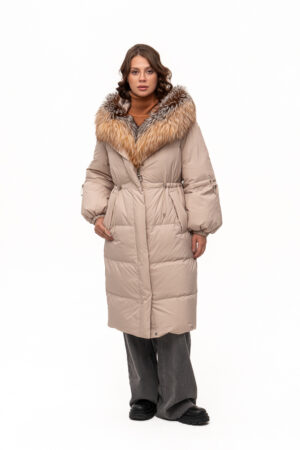 Куртка женские из BALON/пухов/GOLD FOX молока, модель 25622/kps