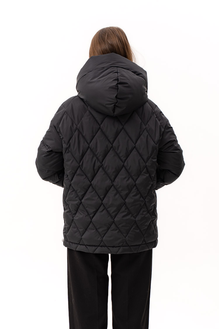 Куртка женские из нейлонов/экопухов черные, модель M-171/kps Куртка женские из нейлонов/экопухов черные, модель M-171/kps