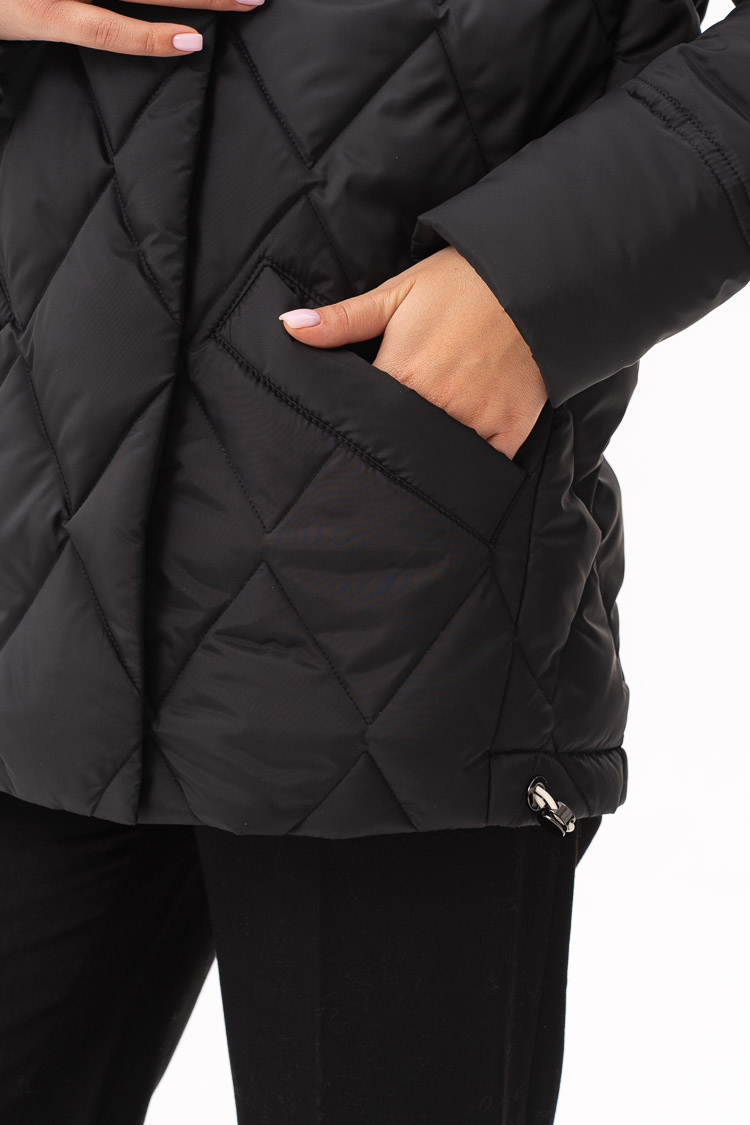 Куртка женские из нейлонов/экопухов черные, модель M-171/kps Куртка женские из нейлонов/экопухов черные, модель M-171/kps