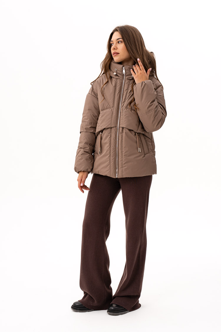 Куртка женские из тканей COFFEE, модель M-198/kps Куртка женские из тканей COFFEE, модель M-198/kps