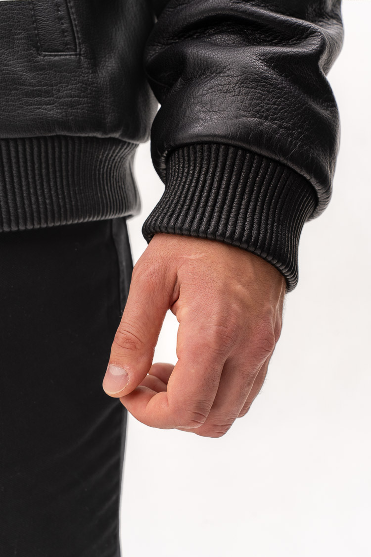 Дубленка мужская из jumbo/мутон/норки черная, модель 2591 Дубленка мужская из jumbo/мутон/норки черная, модель 2591