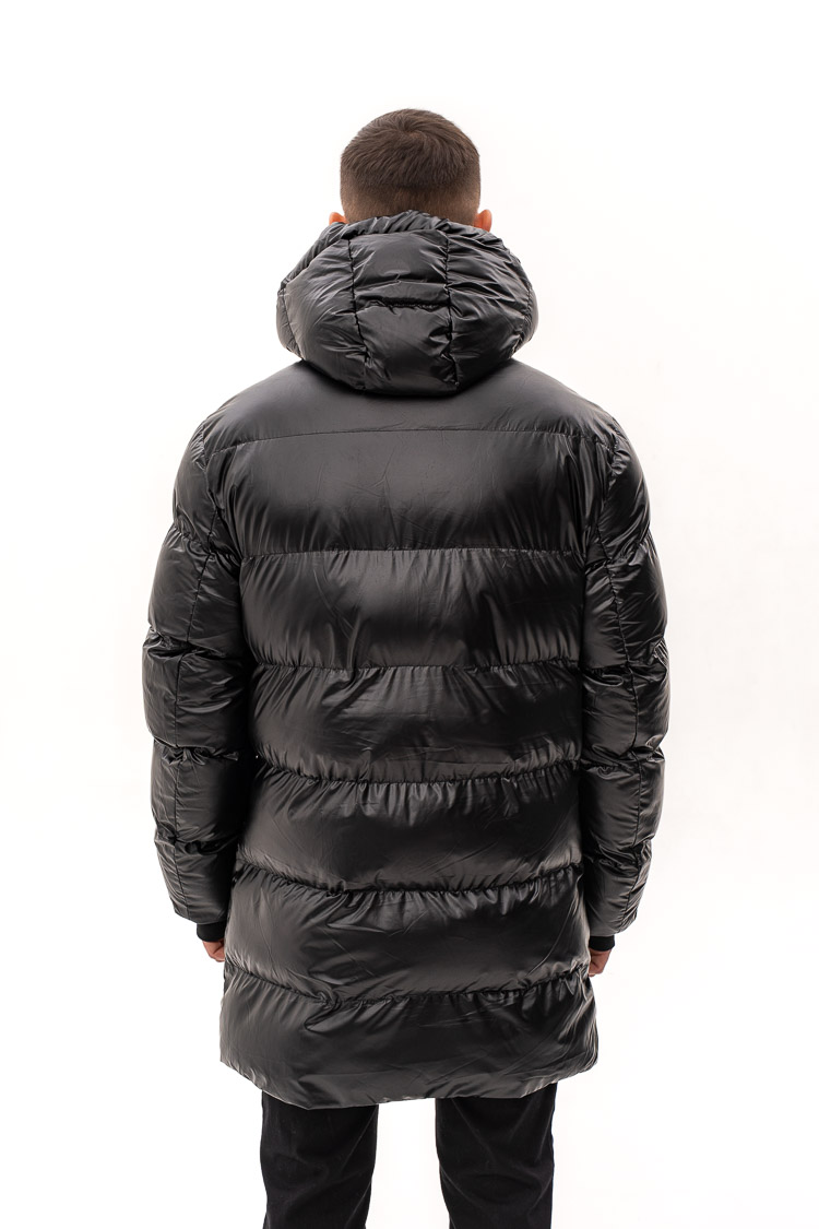 Куртка мужские из тканей черные, модель 91025/kps Куртка мужские из тканей черные, модель 91025/kps