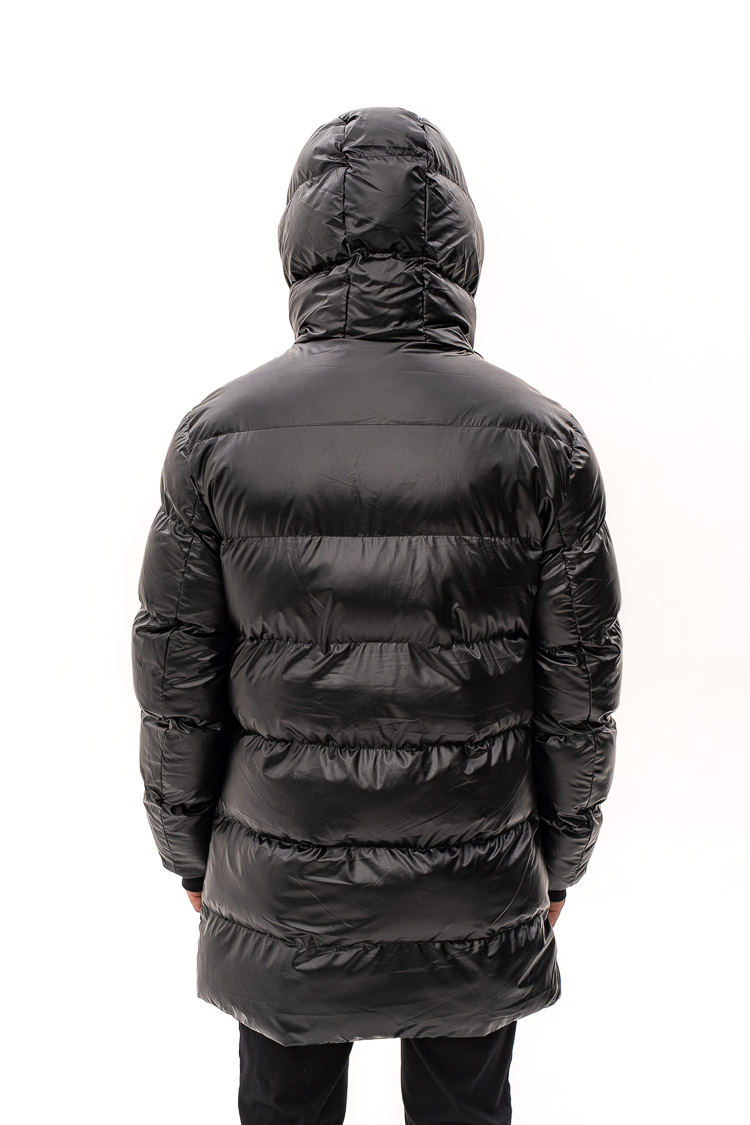 Куртка мужские из тканей черные, модель 91025/kps Куртка мужские из тканей черные, модель 91025/kps