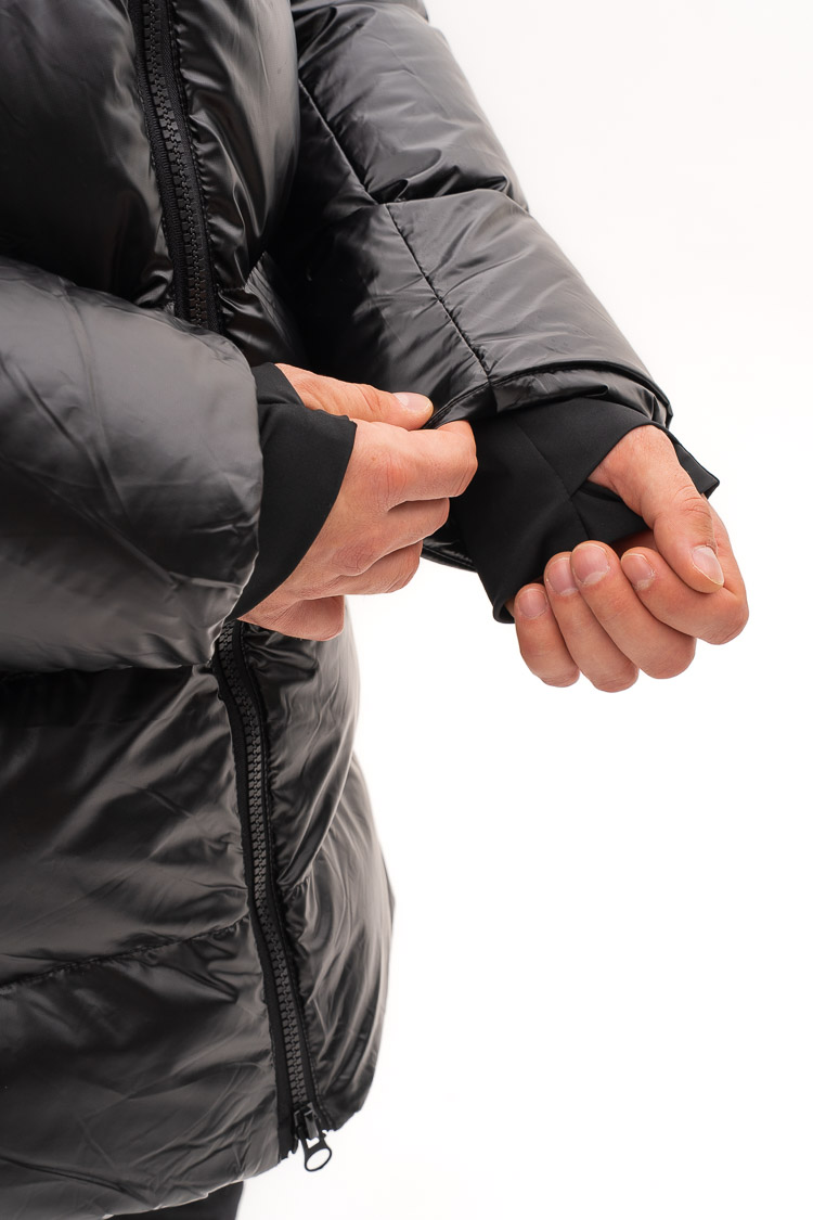 Куртка мужские из тканей черные, модель 91025/kps Куртка мужские из тканей черные, модель 91025/kps