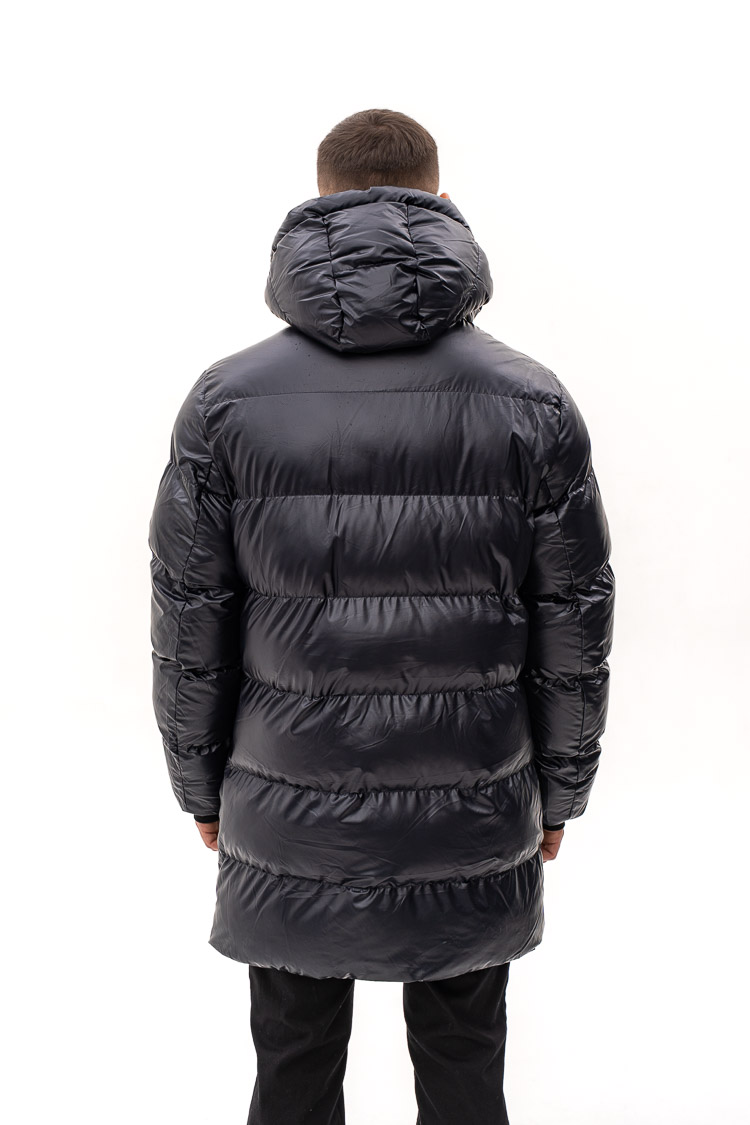 Куртка мужские из тканей темна-синие, модель 91025/kps Куртка мужские из тканей темна-синие, модель 91025/kps