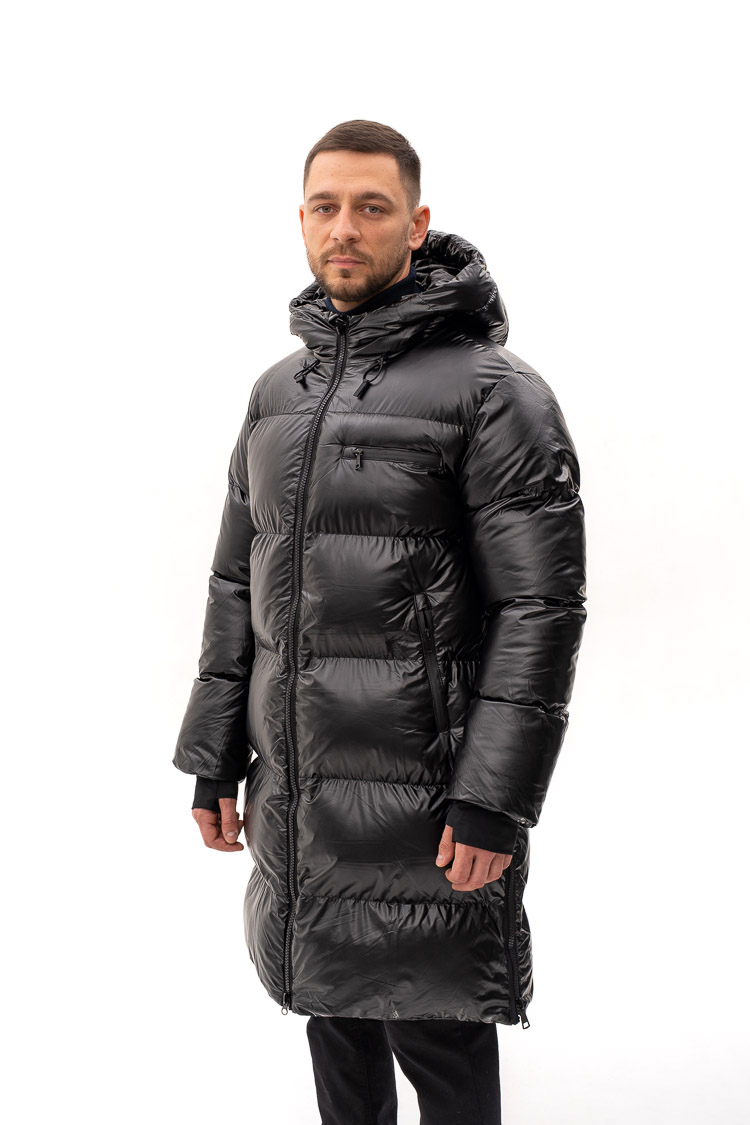 Куртка мужские из тканей черные, модель Et-69/kps Куртка мужские из тканей черные, модель Et-69/kps