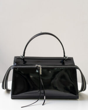 Сумка женская из натуральной кожи черная, модель Th-1352-1 Сумка женская из натуральной кожи черная, модель Th-1352-1